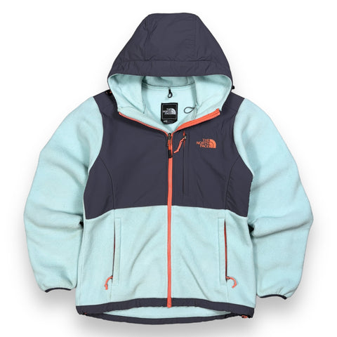 The North Face Ice Blue & Coral Denali Hoodie Women’s - M