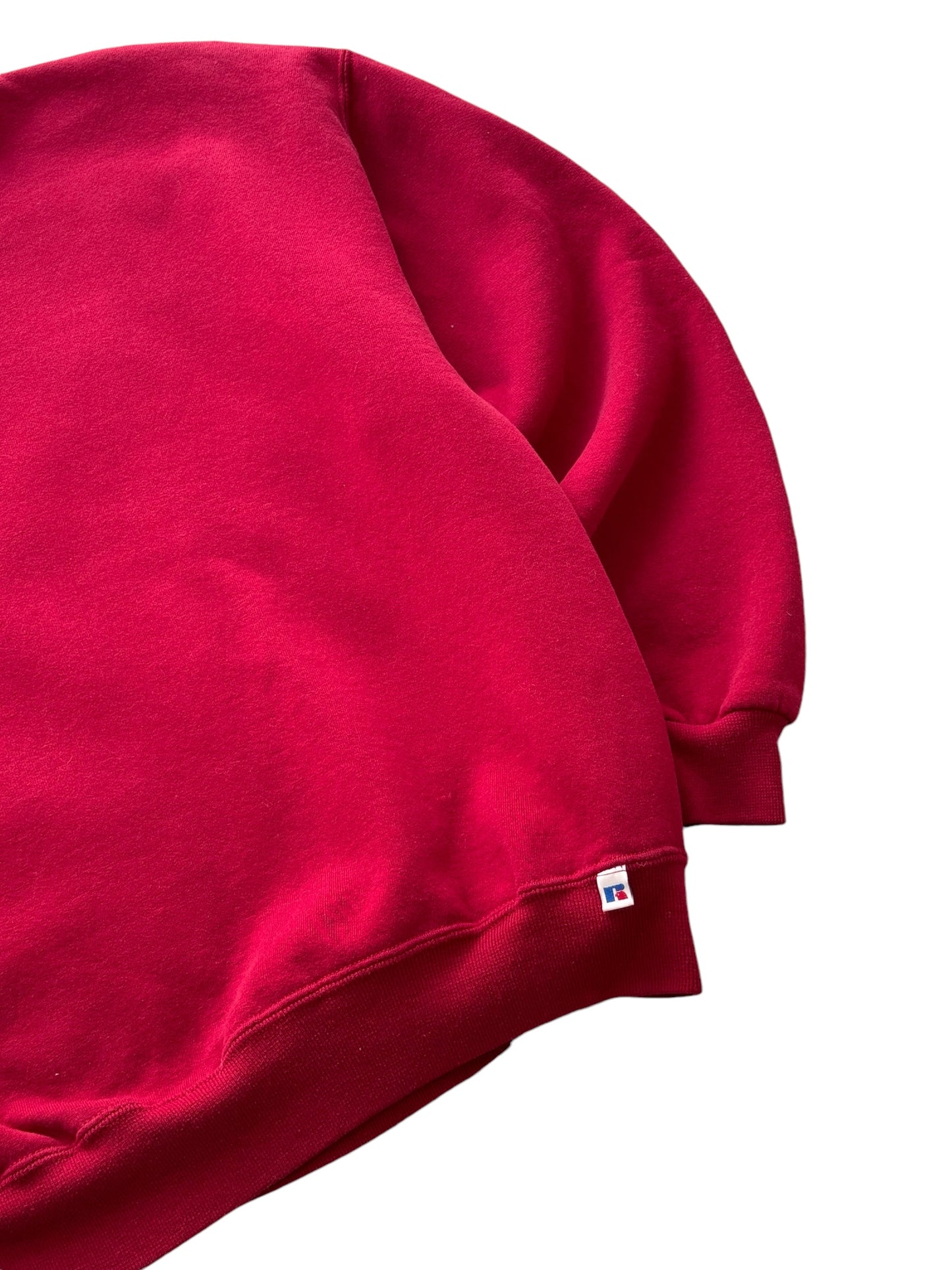 Vintage 1990s Crimson Red Russell Athletic Crewneck