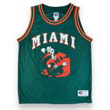 1990s Miami Hurricane Basketball Jersey - M