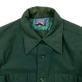 Vintage Pendleton Forrest Green Wool Shirt - L