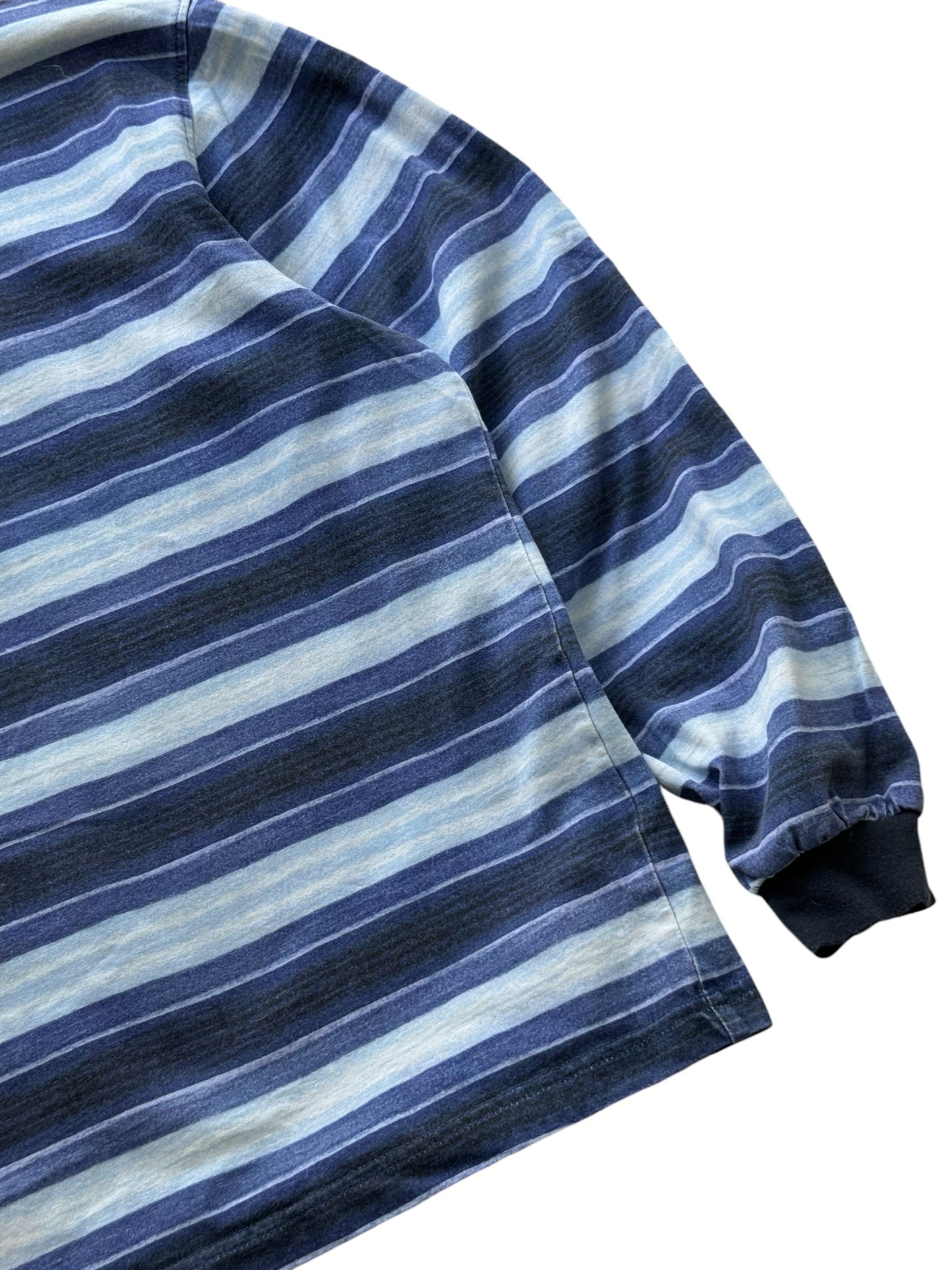 Dime Mtl Blue Striped Long Sleeve Shirt