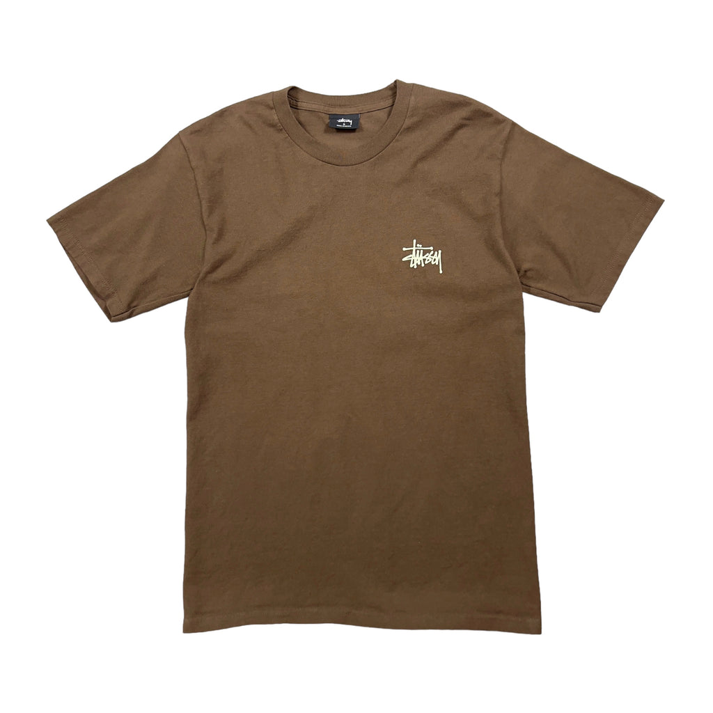 Stussy Classic Logo Chocolate Tee (S) – OMNES