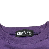 Vintage Omnes Embroidered Logo Purple Crewneck - M