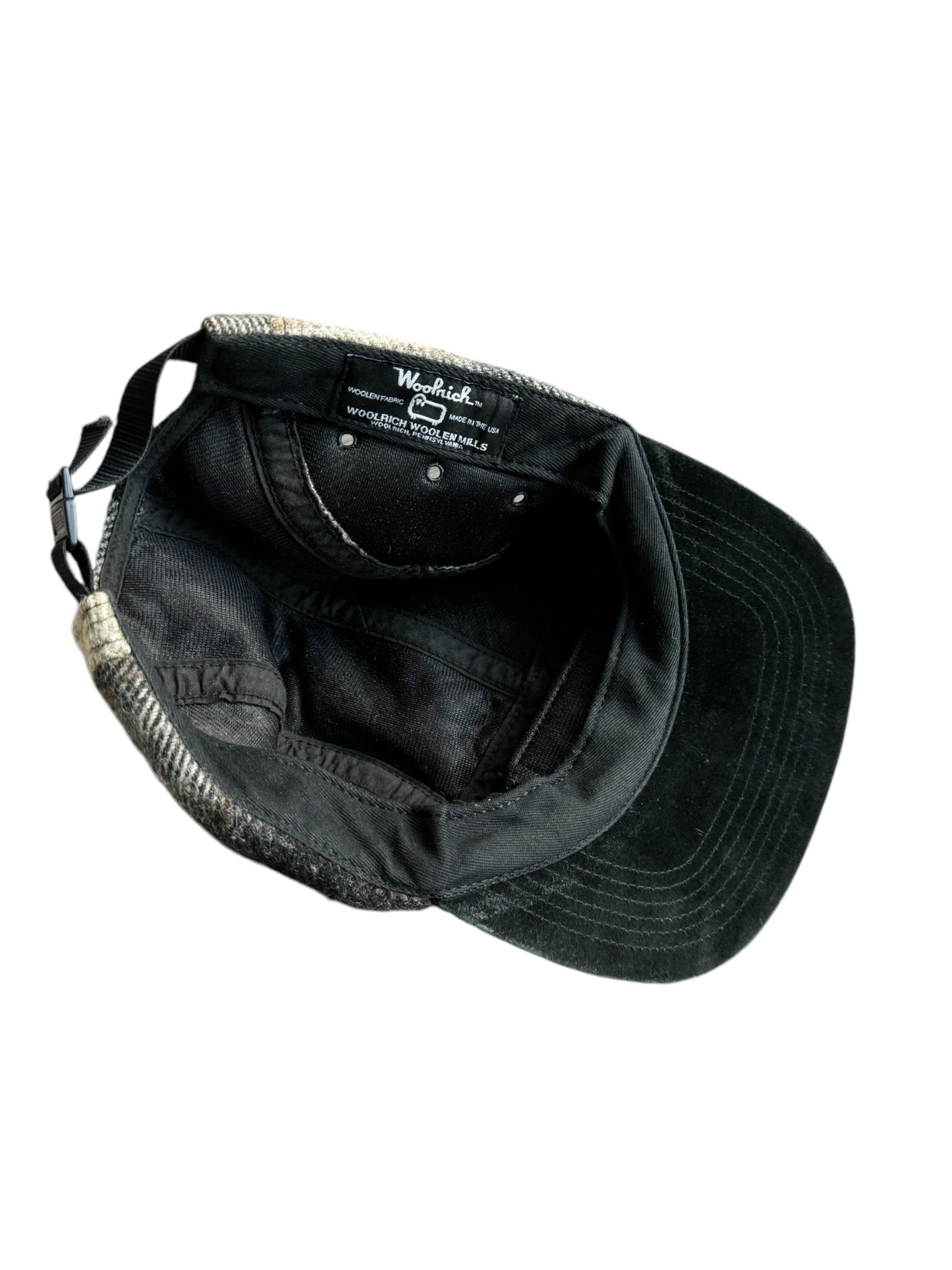 FW11 Supreme Woolrich 5 Panel Black Cap