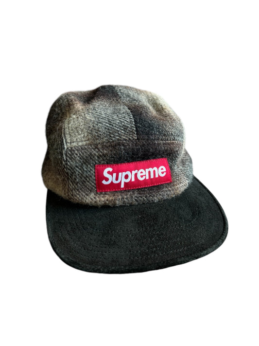 FW11 Supreme Woolrich 5 Panel Black Cap