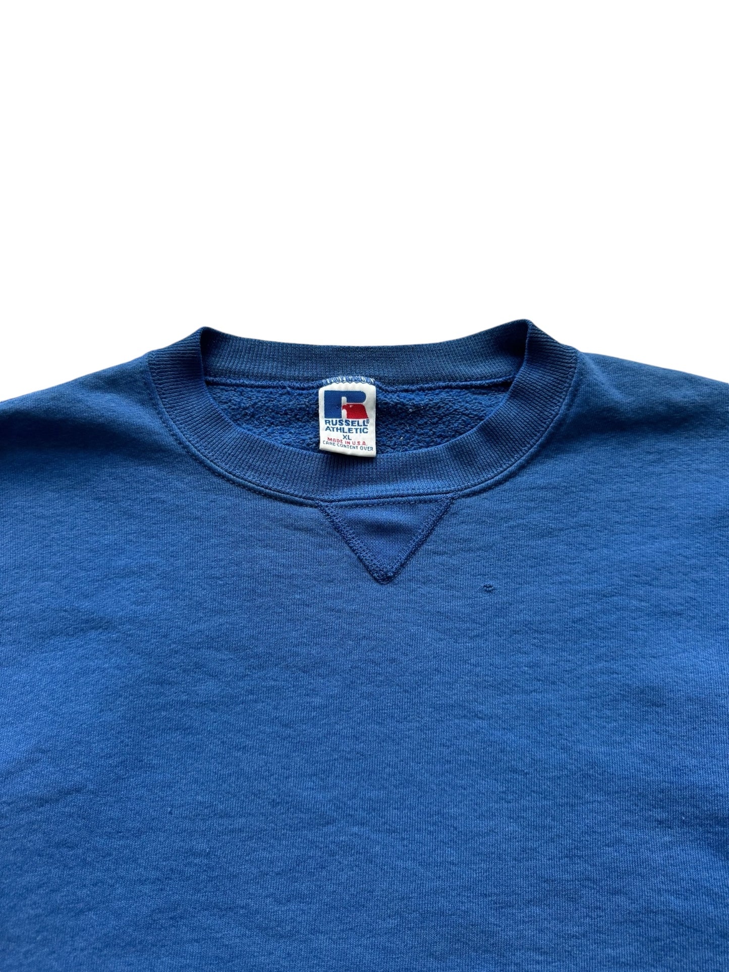 Vintage 1990s Russel Athletic Sport Blue Crewneck